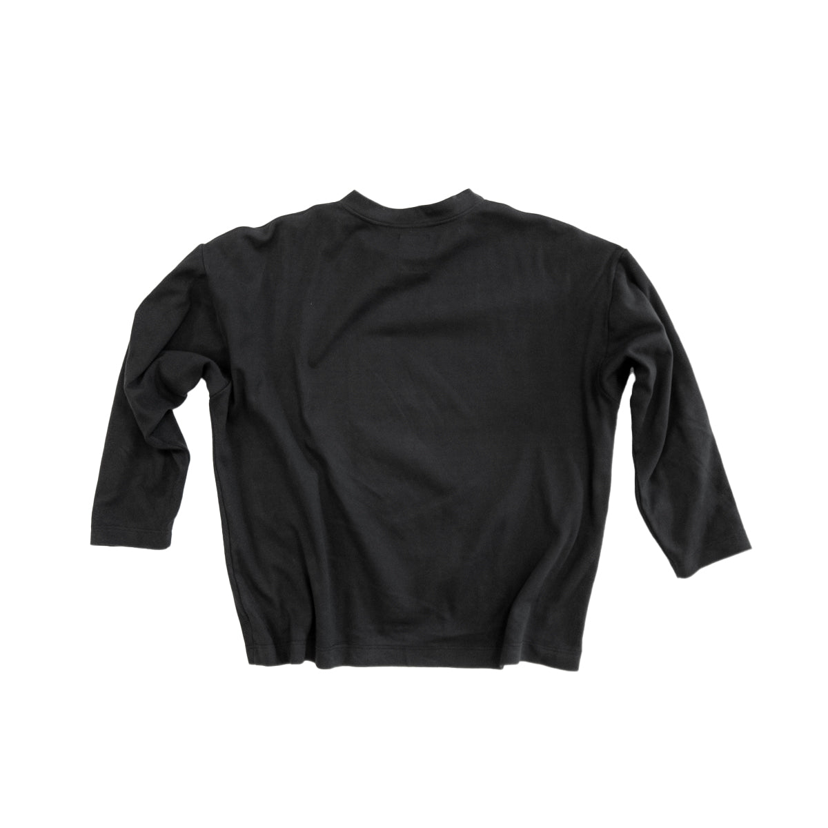 anchor chain long sleeve shirt in dark gray