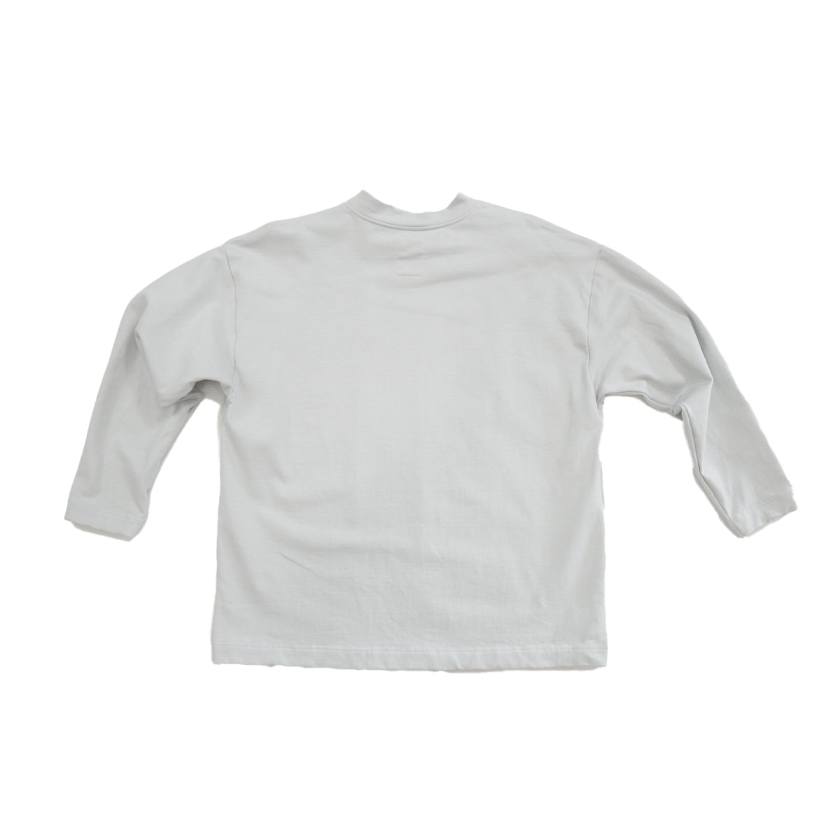 anchor chain long sleeve shirt in white